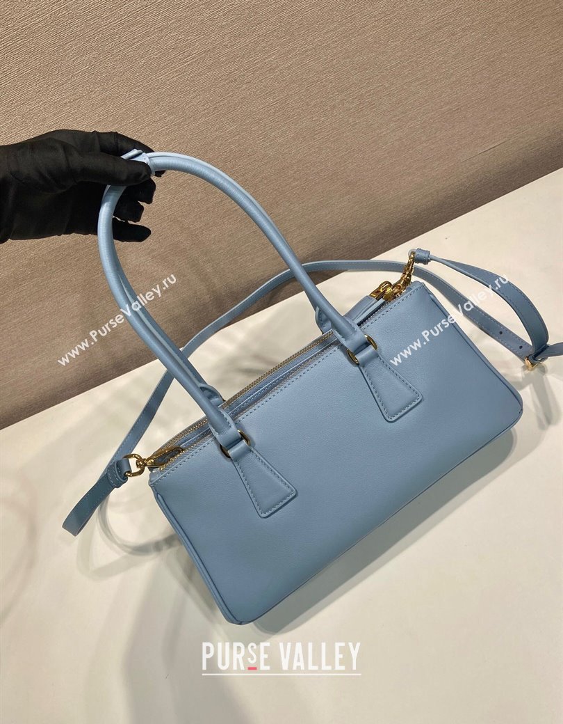 Prada leather shoulder bag Blue 2025 1BA457 (YZ-250927061)