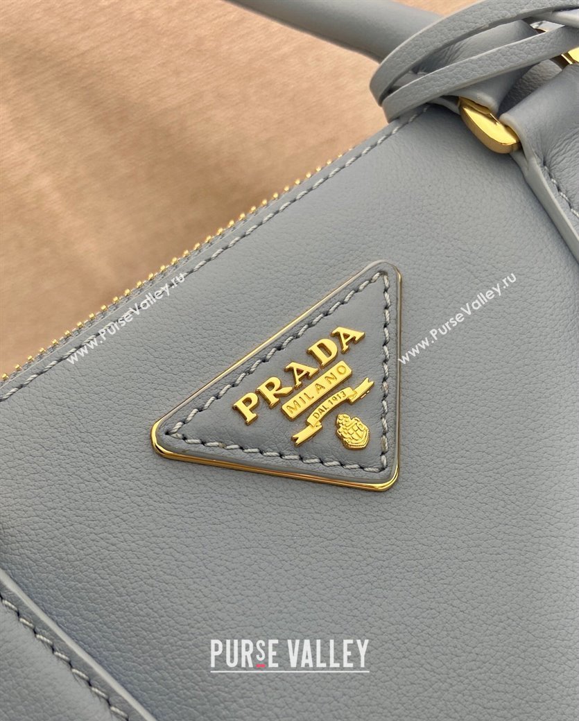 Prada leather shoulder bag Blue 2025 1BA457 (YZ-250927061)