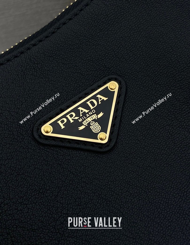 Prada Explore large nappa leather shoulder bag Black 2025 1BC264 (YZ-250927063)