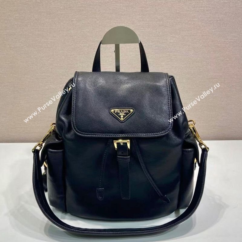 Prada Explore medium nappa leather backpack bag Black 2025 1BZ080 (YZ-250927069)