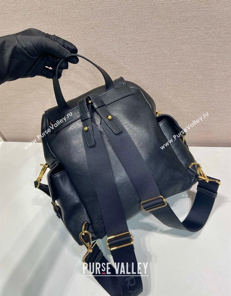 Prada Explore medium nappa leather backpack bag Black 2025 1BZ080 (YZ-250927069)