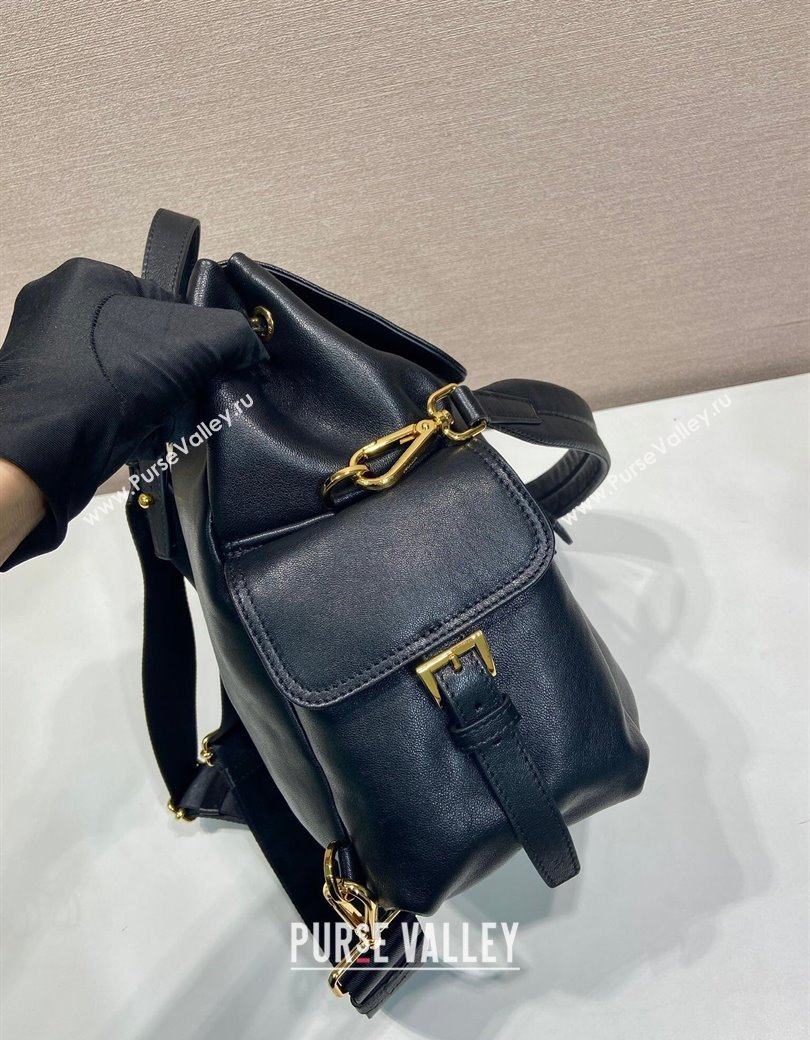 Prada Explore medium nappa leather backpack bag Black 2025 1BZ080 (YZ-250927069)