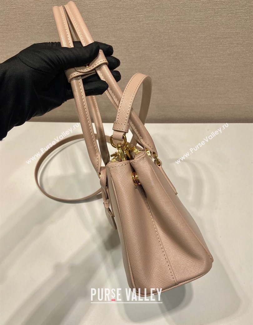 Prada Galleria Saffiano leather mini-bag Powder Pink 2025 1BA906 (YZ-250929002)