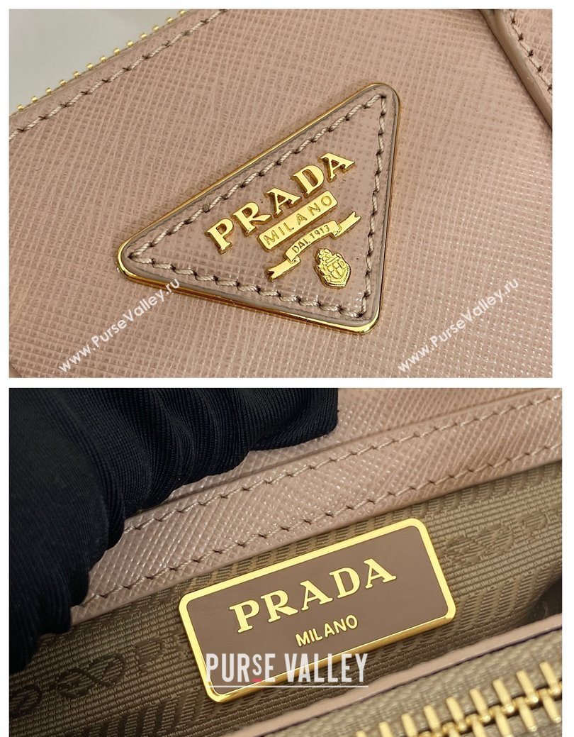 Prada Galleria Saffiano leather mini-bag Powder Pink 2025 1BA906 (YZ-250929002)