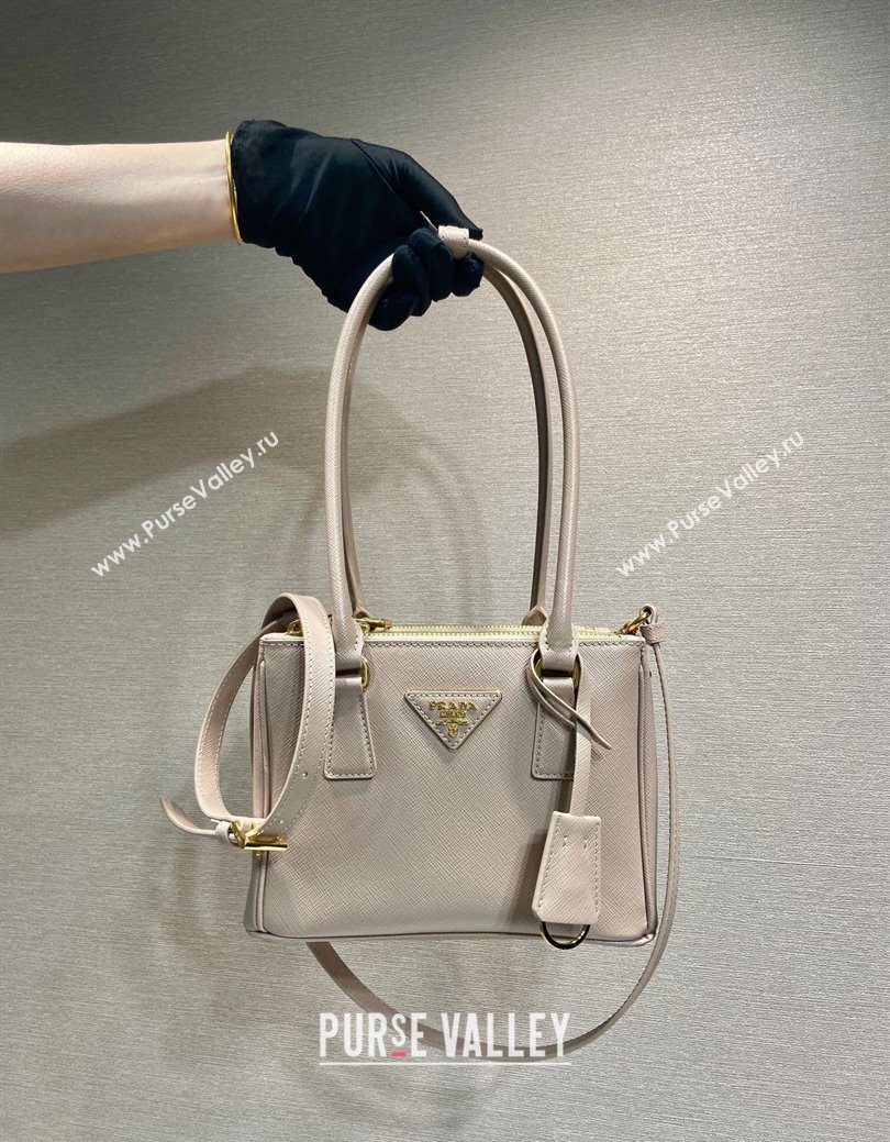 Prada Galleria Saffiano leather mini-bag Powder Pink 2025 1BA906 (YZ-250929002)