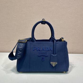 Prada Jardiniere large canvas handbag Baltic Blue 2025 1BG554 (YZ-250929004)