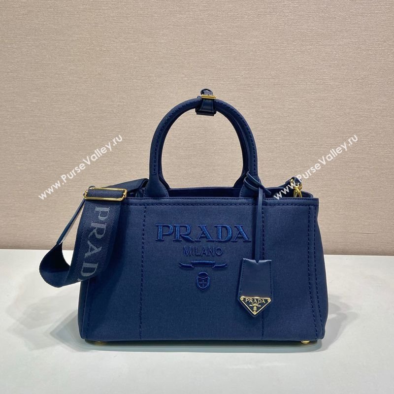 Prada Jardiniere large canvas handbag Baltic Blue 2025 1BG554 (YZ-250929004)