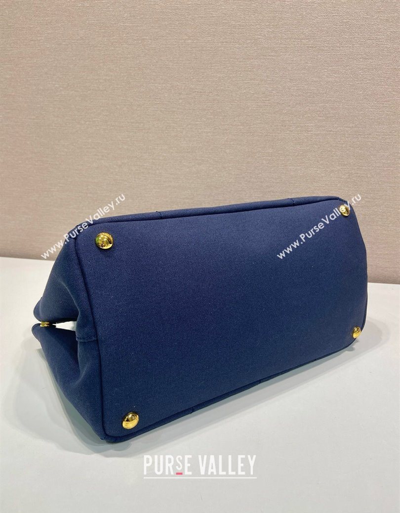 Prada Jardiniere large canvas handbag Baltic Blue 2025 1BG554 (YZ-250929004)
