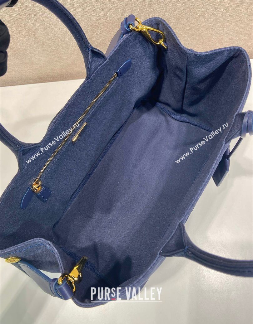 Prada Jardiniere large canvas handbag Baltic Blue 2025 1BG554 (YZ-250929004)