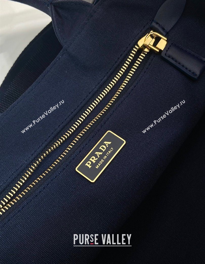 Prada Jardiniere large canvas handbag Baltic Blue 2025 1BG554 (YZ-250929004)