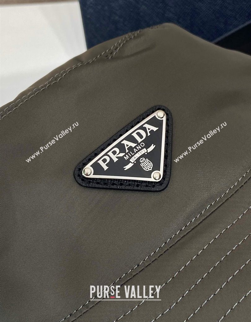 Prada Nylon Bucket Hat Grey 2025 0929 (YZ-250929025)