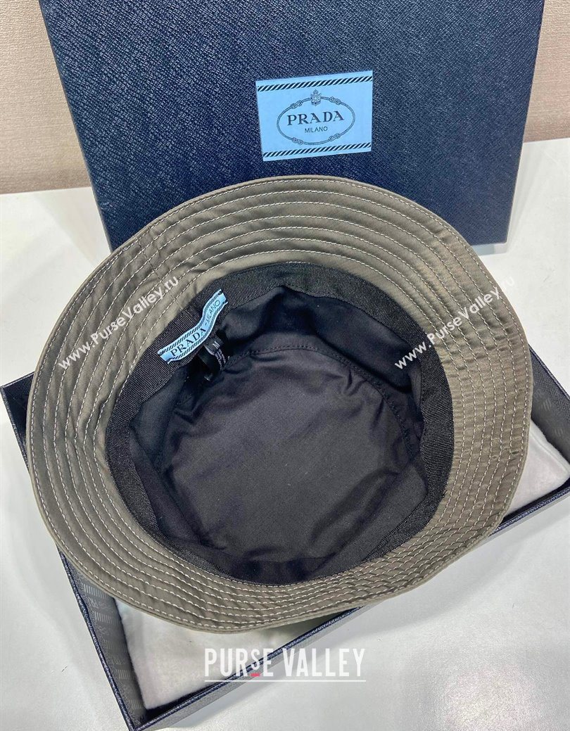 Prada Nylon Bucket Hat Grey 2025 0929 (YZ-250929025)