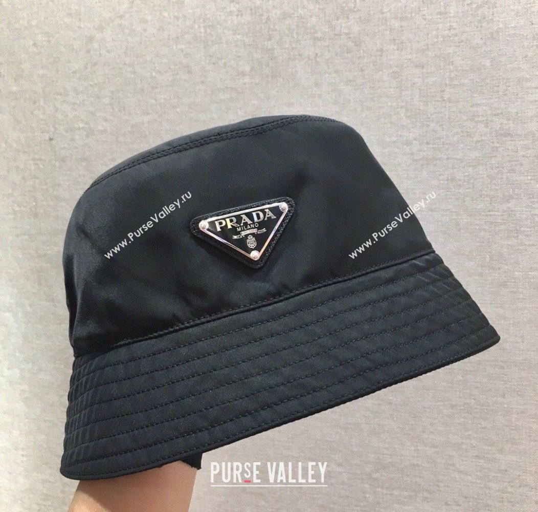 Prada Nylon Bucket Hat Black 2025 0929 (YZ-250929027)