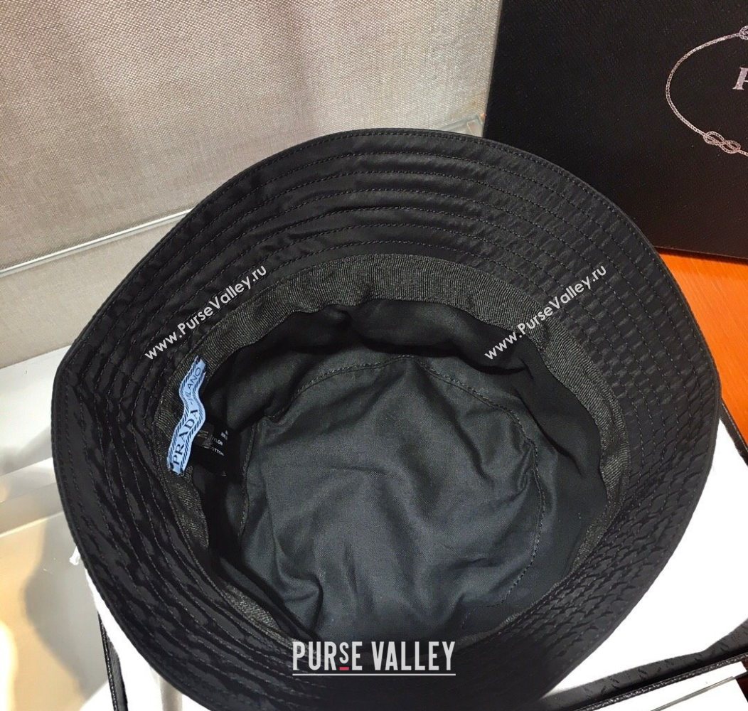 Prada Nylon Bucket Hat Black 2025 0929 (YZ-250929027)