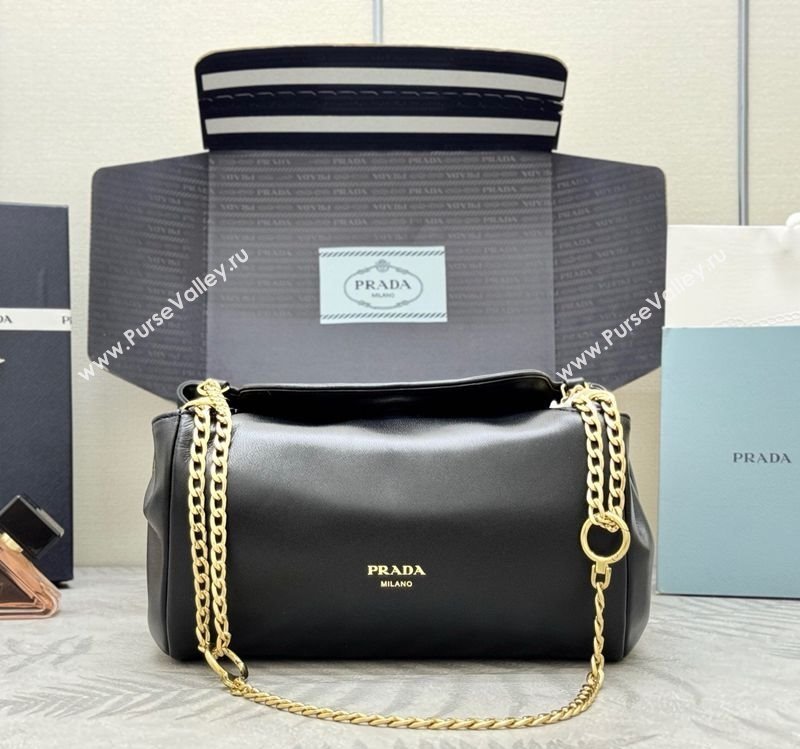 Prada Tumulte small nappa leather bag Black 2025 1BD395 (YZ-250927066)