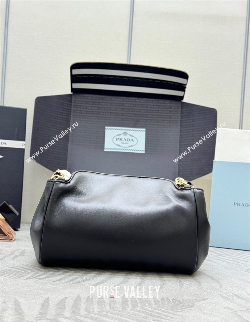 Prada Tumulte small nappa leather bag Black 2025 1BD395 (YZ-250927066)