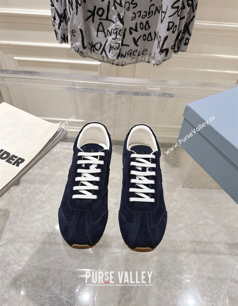 Prada Suede Sneakers Blue 2025 1E152O (MD-251027109)