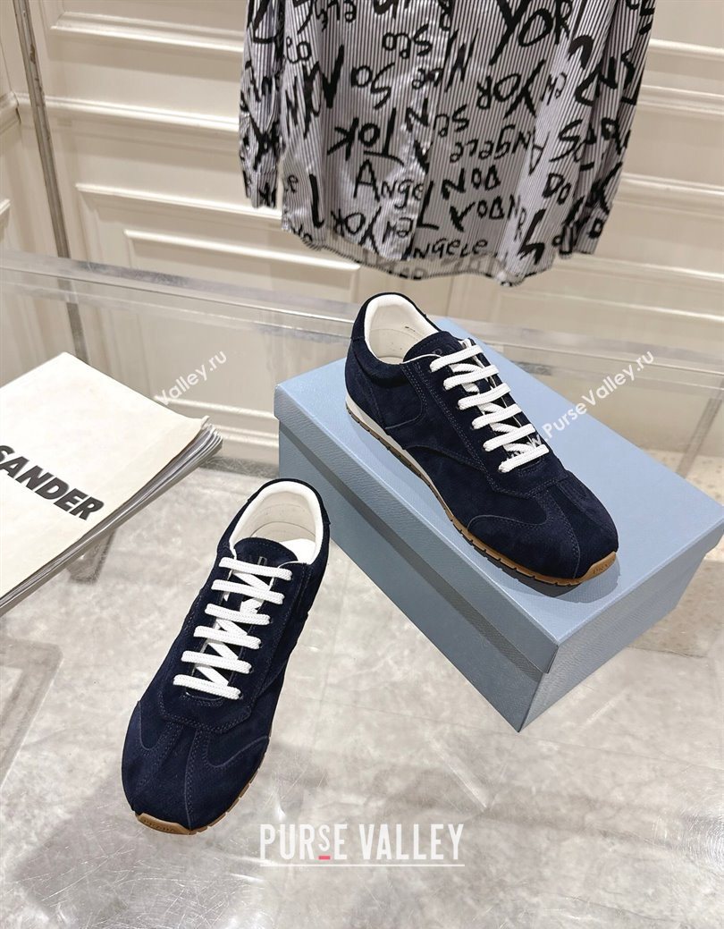 Prada Suede Sneakers Blue 2025 1E152O (MD-251027109)