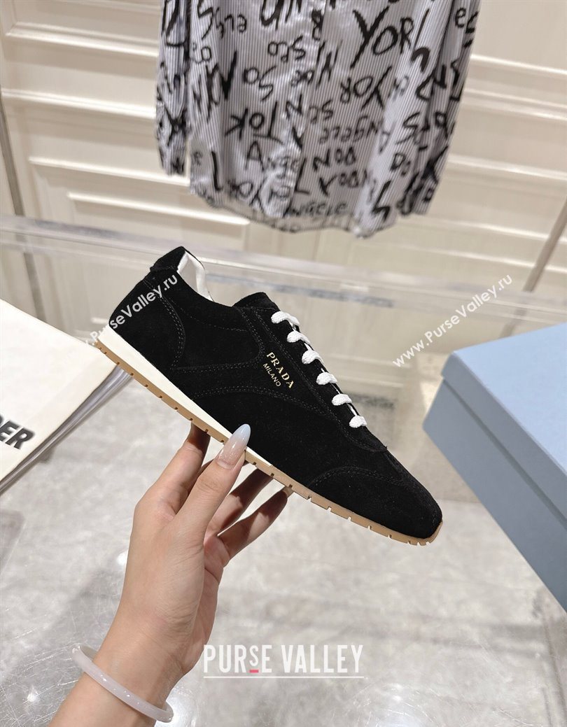 Prada Suede Sneakers Black 2025 1E152O (MD-251027111)