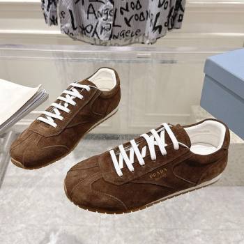 Prada Suede Sneakers Brown 2025 1E152O (MD-251027112)
