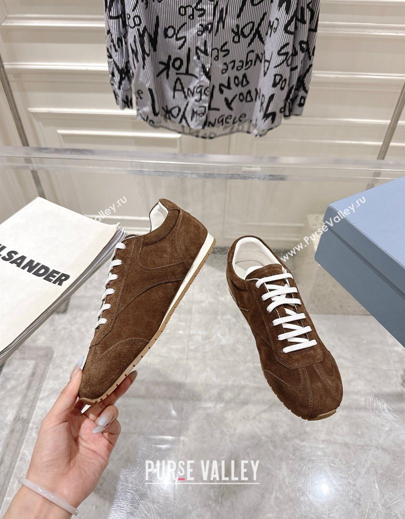 Prada Suede Sneakers Brown 2025 1E152O (MD-251027112)