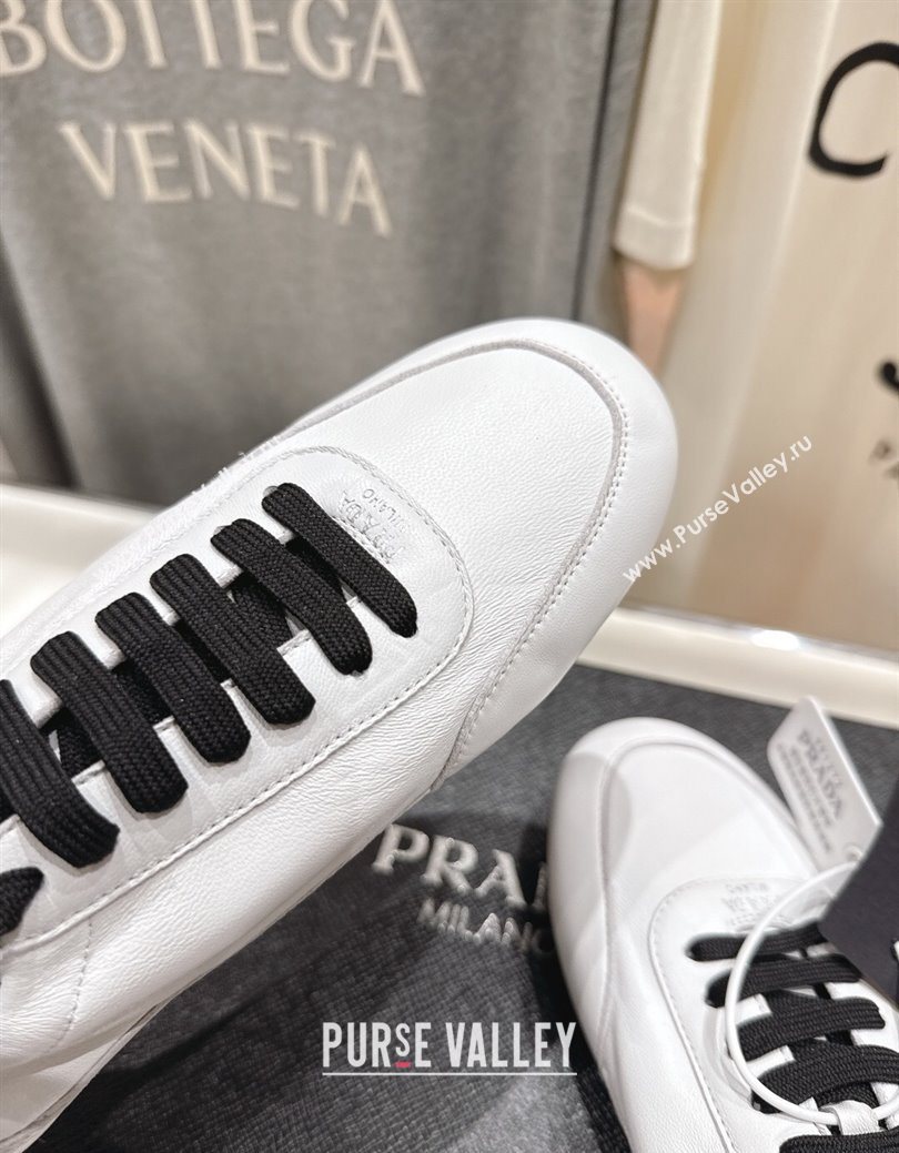 Prada Collapse Nappa Leather Sneakers White 2025 1E989N (MD-251027106)