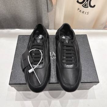 Prada Collapse Nappa Leather Sneakers Black 2025 1E989N (MD-251027107)