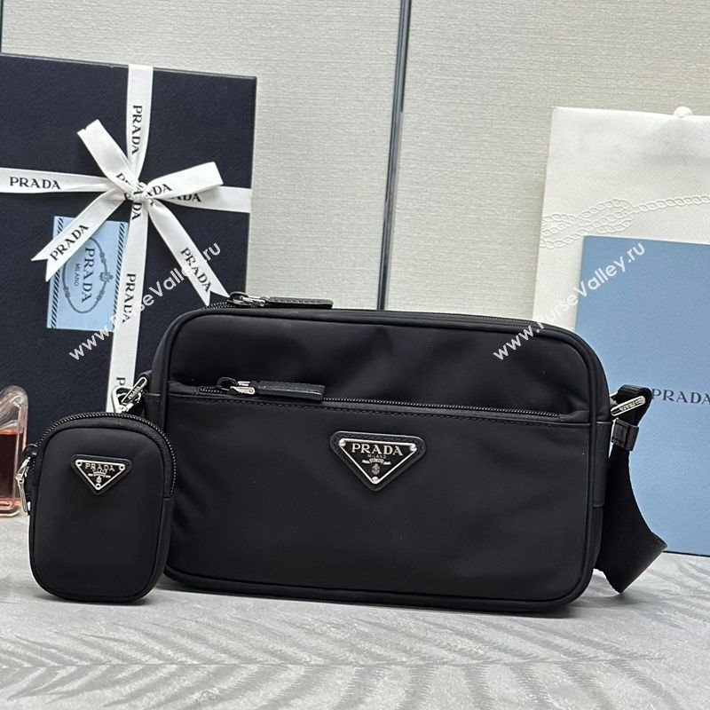 Prada Re-Nylon shoulder bag Black 2025 1BC167 (YZ-251121107)