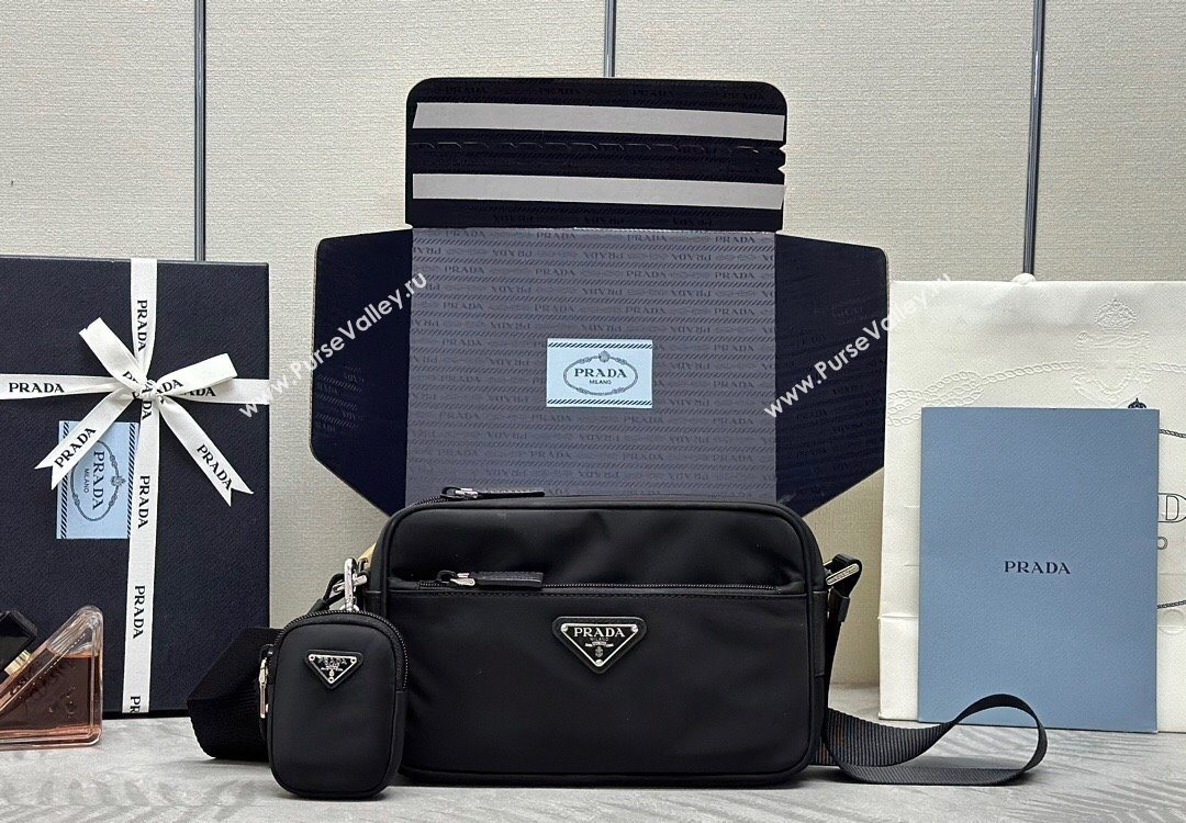 Prada Re-Nylon shoulder bag Black 2025 1BC167 (YZ-251121107)