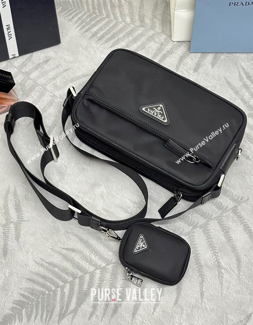 Prada Re-Nylon shoulder bag Black 2025 1BC167 (YZ-251121107)
