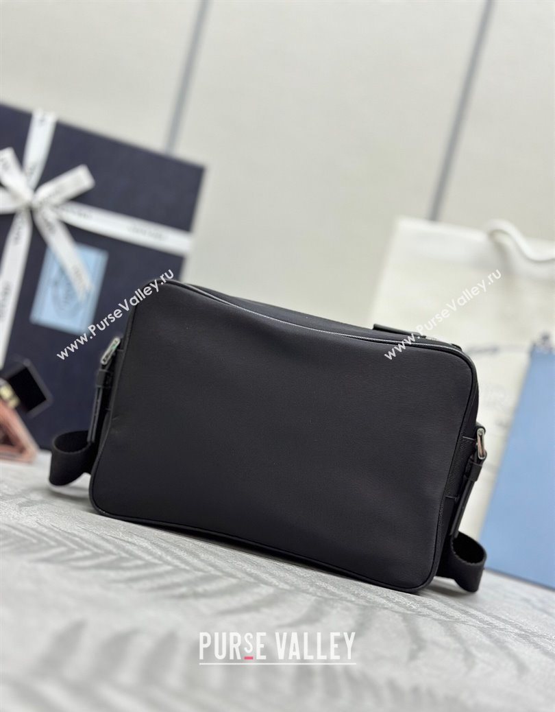 Prada Mens Re-Nylon and Saffiano shoulder bag Black 2025 2VH048 (YZ-251121112)