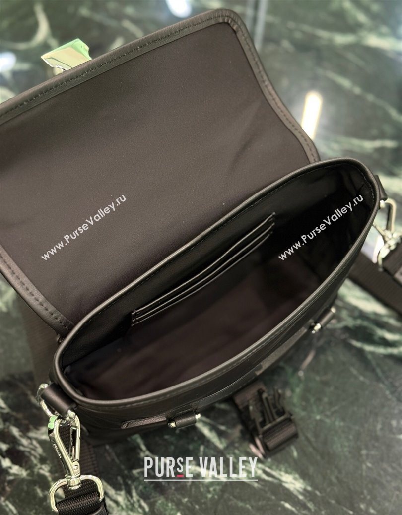 Prada Mens Re-Nylon and leather smartphone case Black 2025 2ZT071 (YZ-251121113)