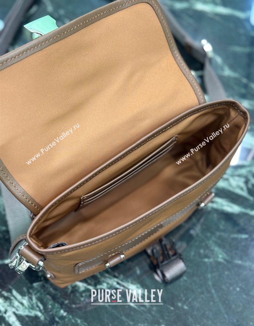 Prada Mens Re-Nylon and leather smartphone case Brandy Brown 2025 2ZT071 (YZ-251121114)