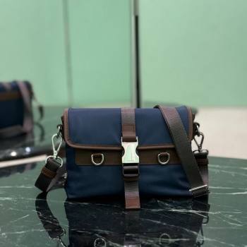 Prada Mens Re-Nylon and leather smartphone case Blue 2025 2ZT071 (YZ-251121115)