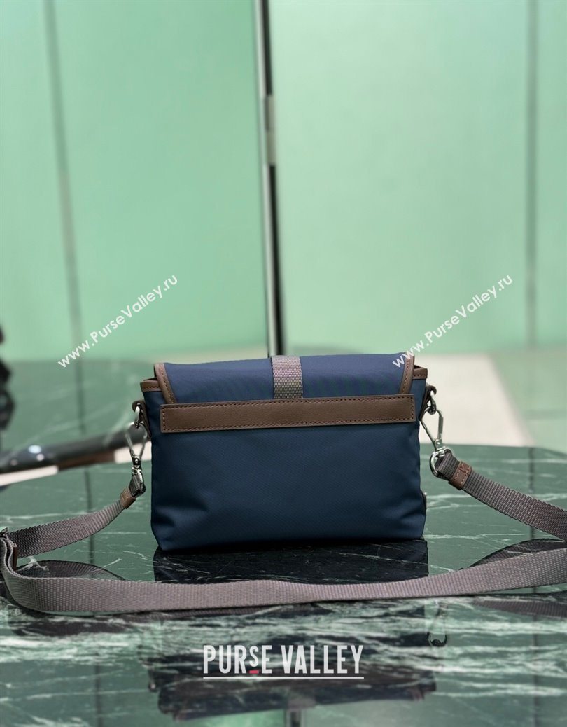 Prada Mens Re-Nylon and leather smartphone case Blue 2025 2ZT071 (YZ-251121115)