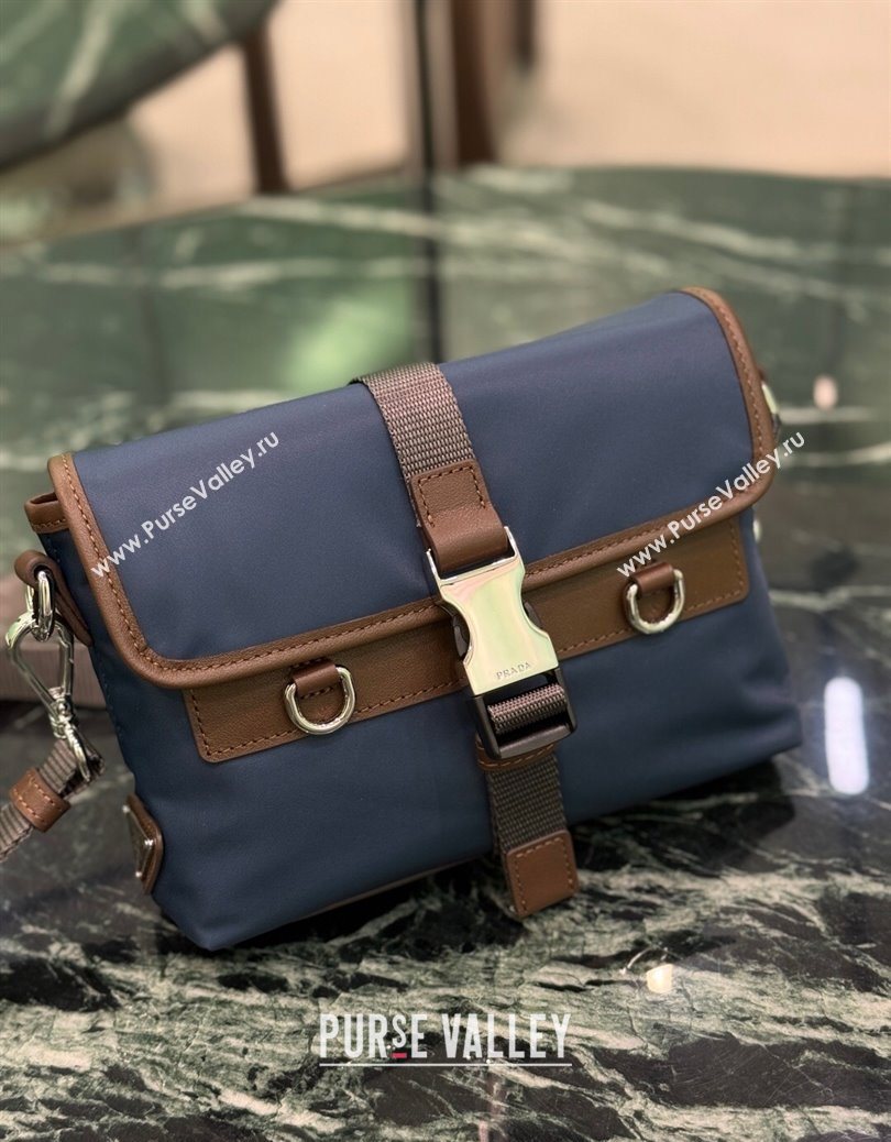 Prada Mens Re-Nylon and leather smartphone case Blue 2025 2ZT071 (YZ-251121115)