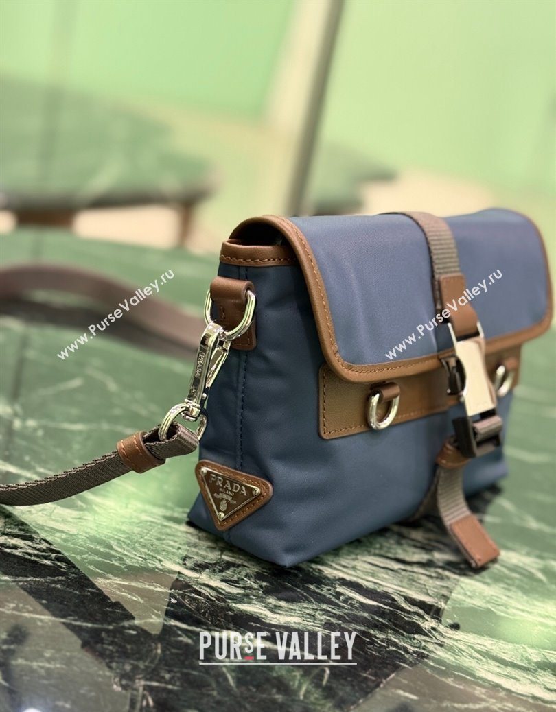 Prada Mens Re-Nylon and leather smartphone case Blue 2025 2ZT071 (YZ-251121115)
