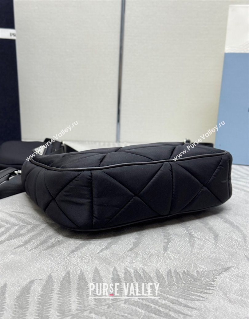 Prada Padded Re-Nylon shoulder bag Black 2025 1BC151 (YZ-251121118)