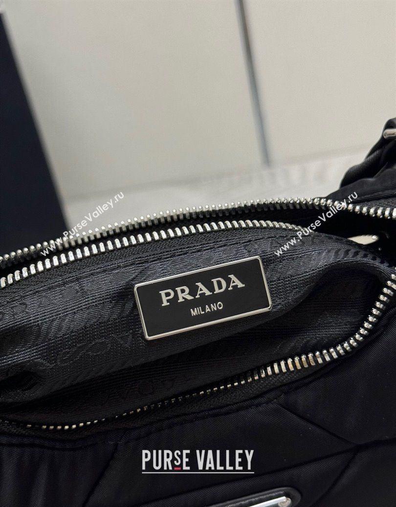 Prada Padded Re-Nylon shoulder bag Black 2025 1BC151 (YZ-251121118)
