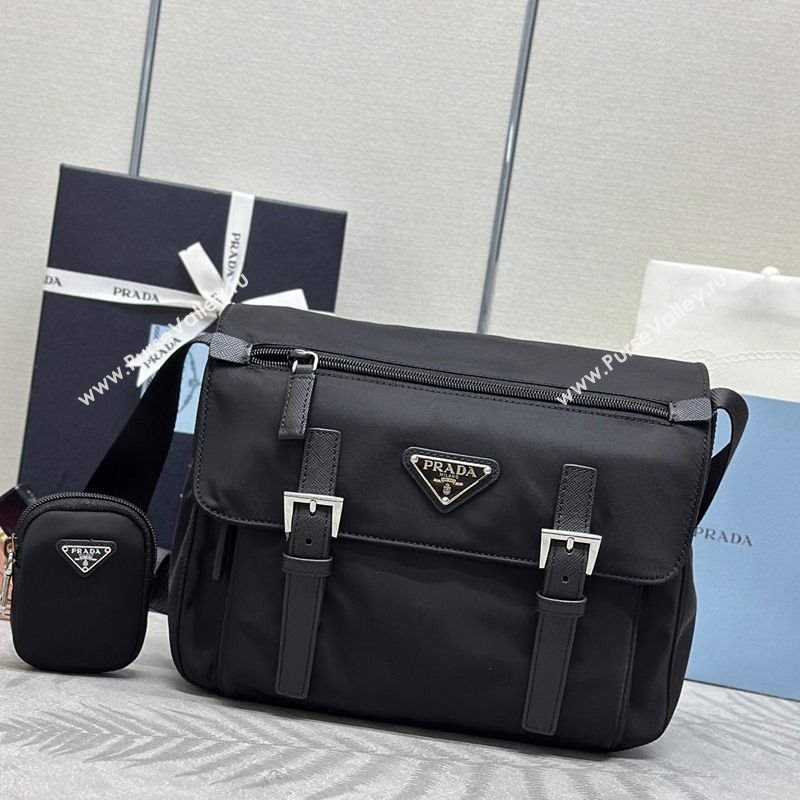 Prada Re-Nylon shoulder bag Black 2025 1BD953 (YZ-251121120)
