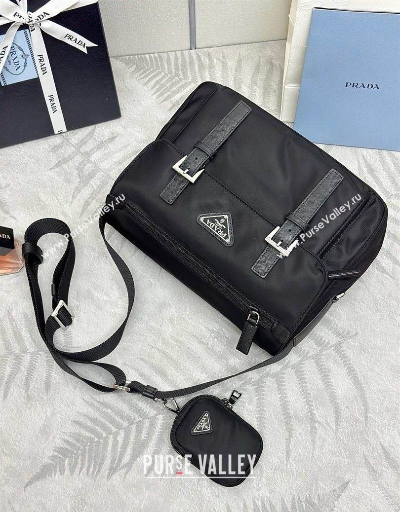 Prada Re-Nylon shoulder bag Black 2025 1BD953 (YZ-251121120)