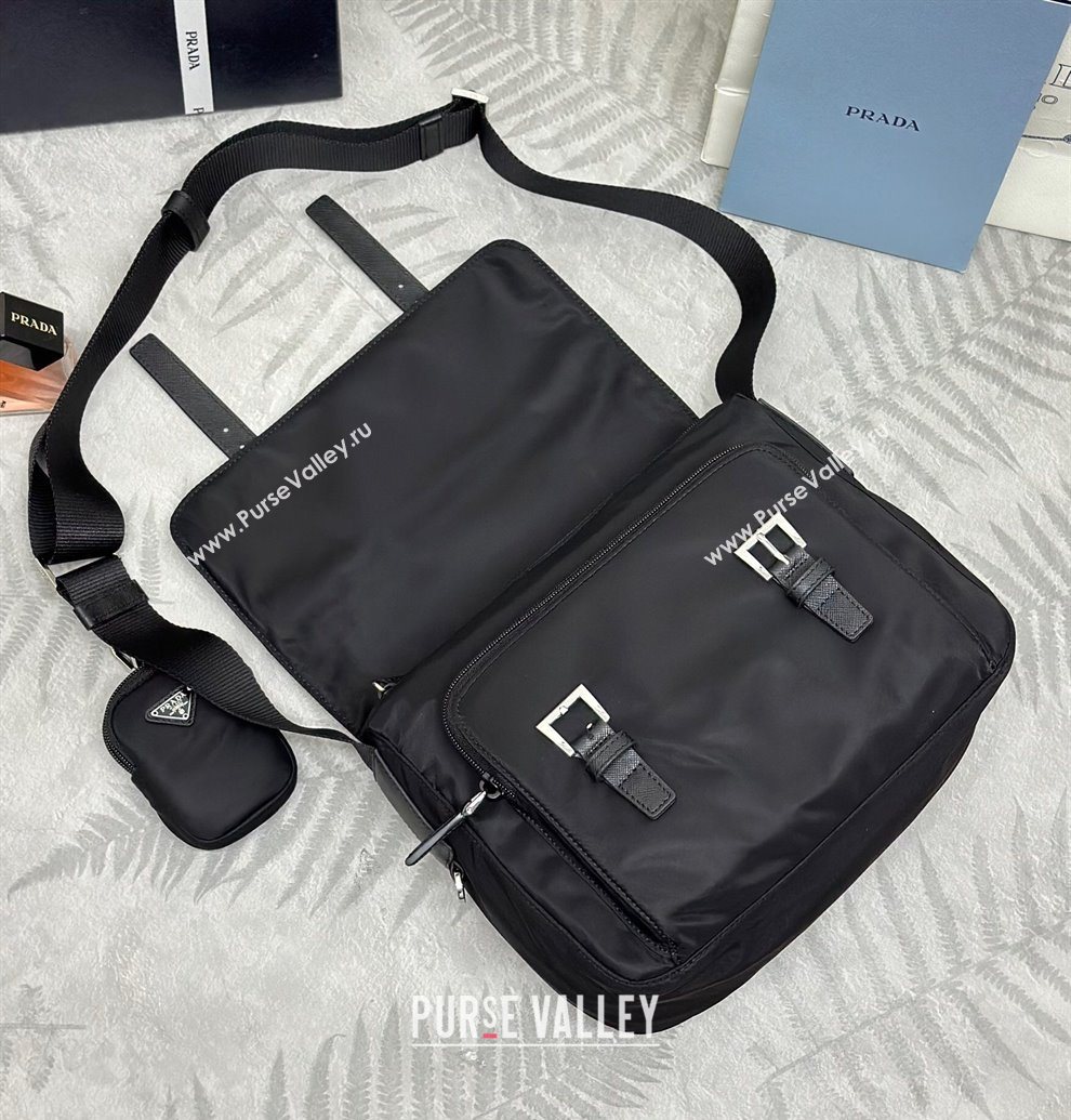 Prada Re-Nylon shoulder bag Black 2025 1BD953 (YZ-251121120)