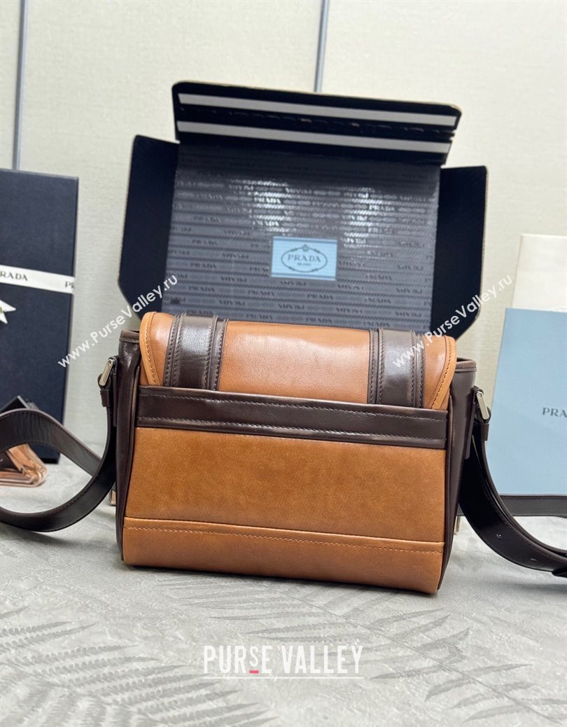 Prada Mens Leather shoulder bag Caramel Brown 2025 2VD078 (YZ-251121121)