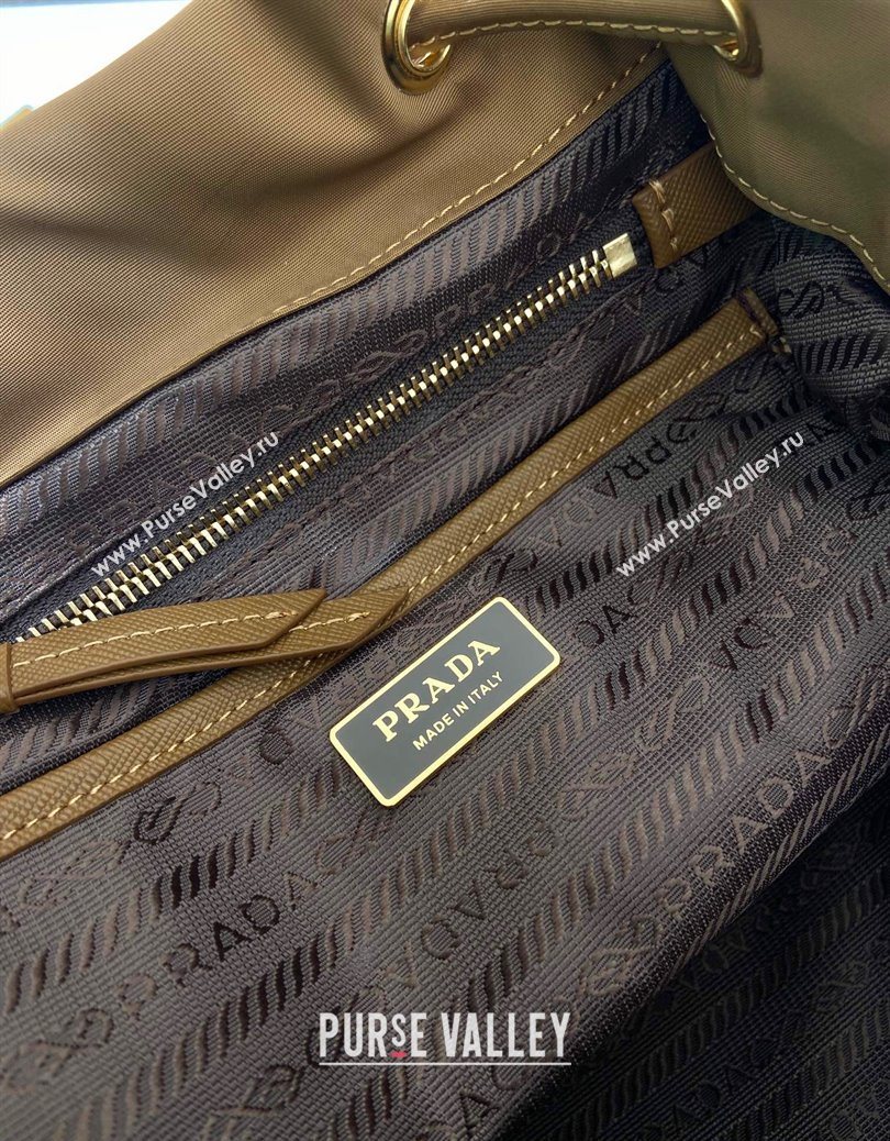Prada Small Re-Nylon backpack bag Brandy Brown 2025 1BZ081 (YZ-251121123)