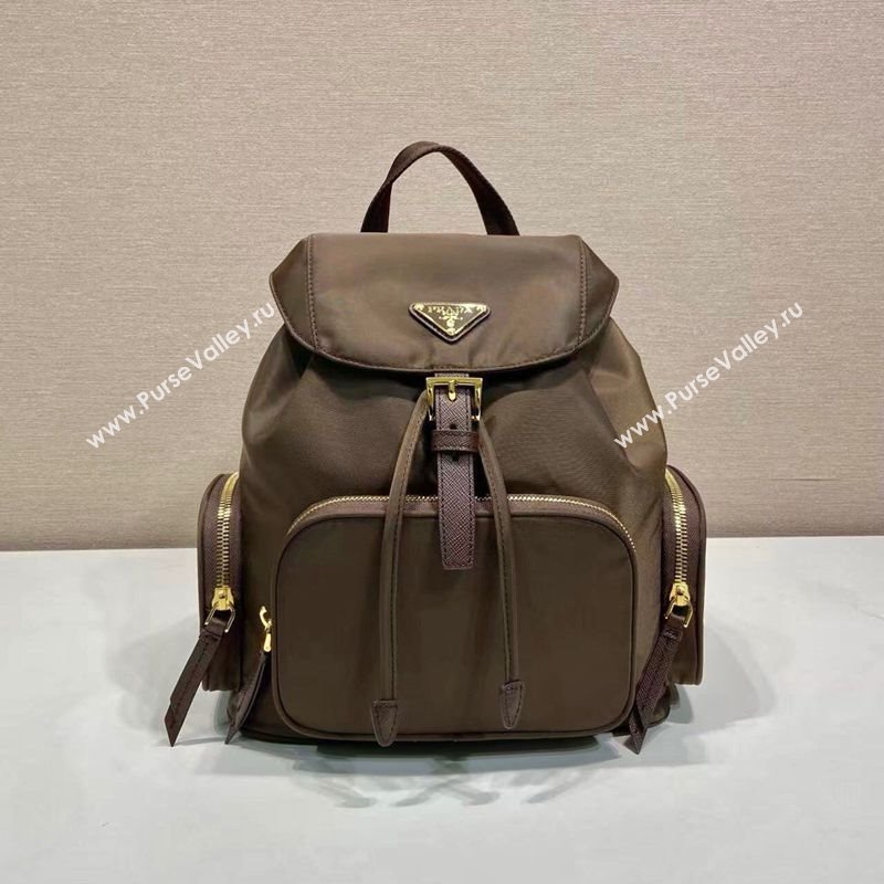 Prada Small Re-Nylon backpack bag Burnt Brown 2025 1BZ081 (YZ-251121125)