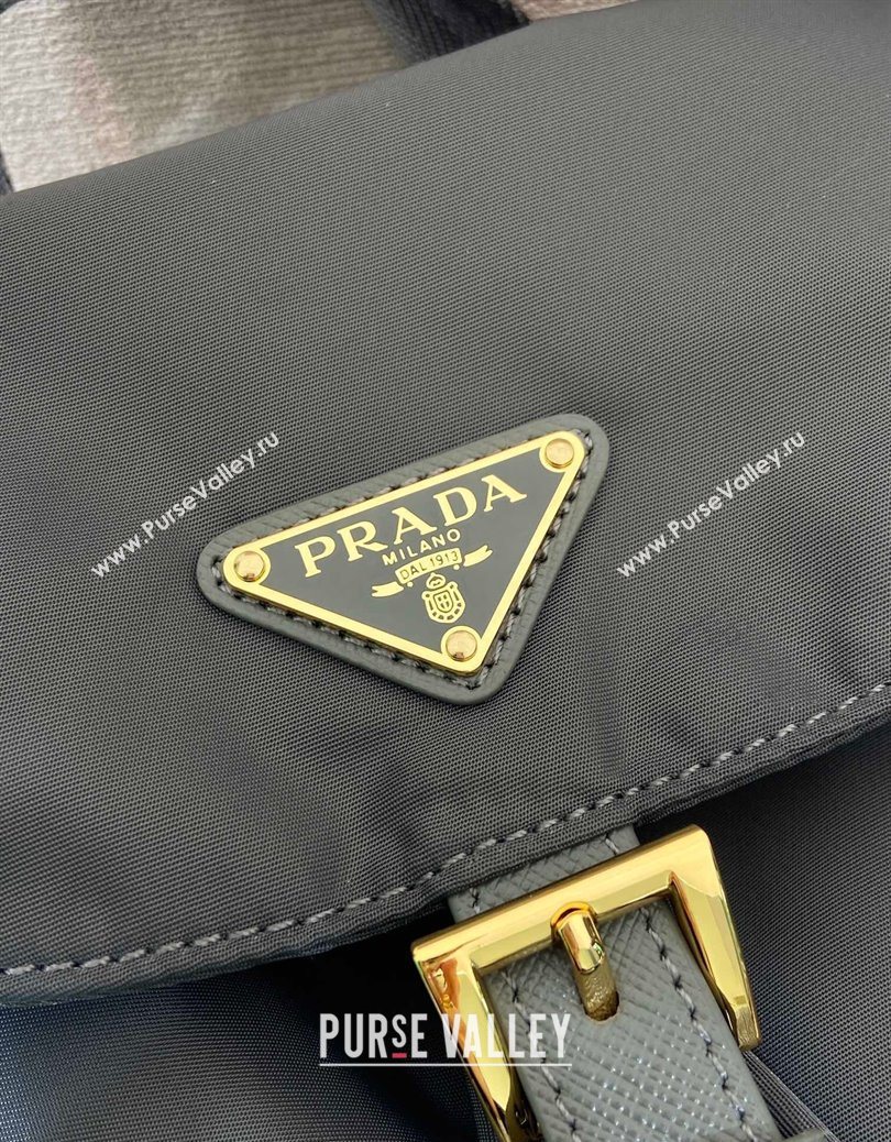Prada Small Re-Nylon backpack bag Grey 2025 1BZ081 (YZ-251121126)