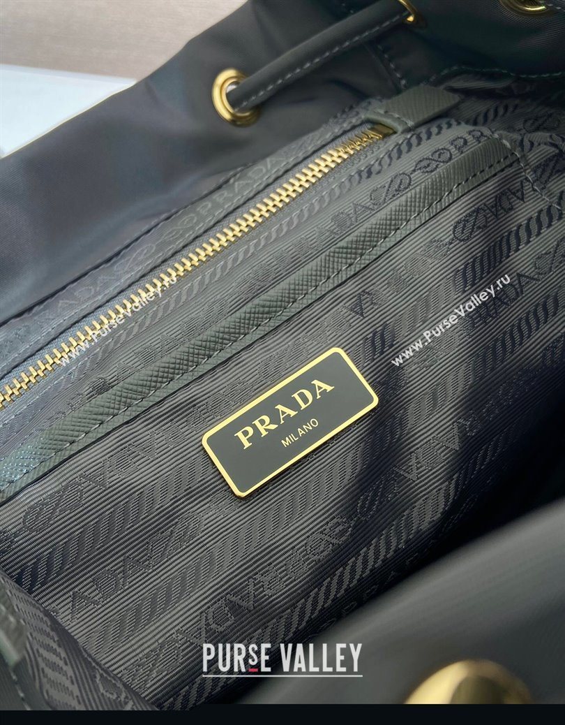 Prada Small Re-Nylon backpack bag Grey 2025 1BZ081 (YZ-251121126)