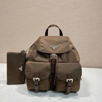 Prada Medium Re-Nylon Backpack Bag Burnt Brown 2025 1BZ811 (YZ-251121132)