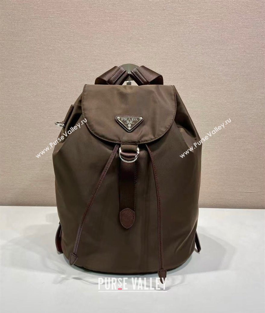 Prada Nylon backpack bag Burnt Brown 2025 1BZ0197 (YZ-251121135)