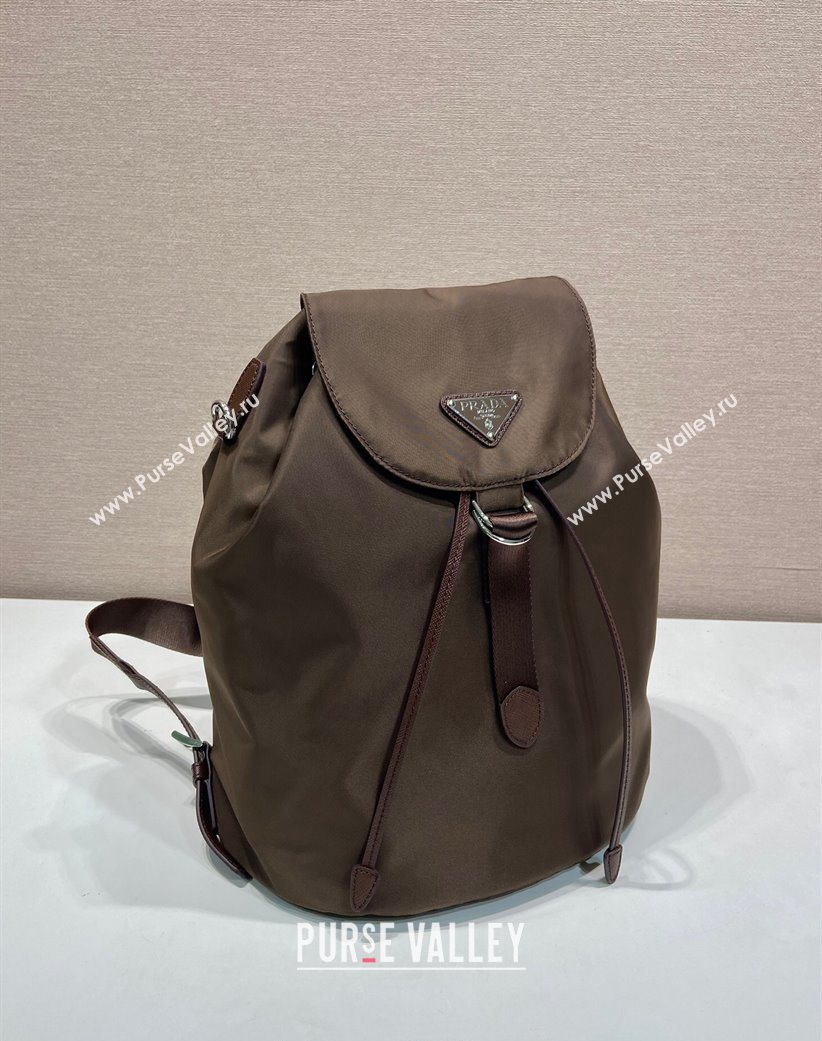 Prada Nylon backpack bag Burnt Brown 2025 1BZ0197 (YZ-251121135)